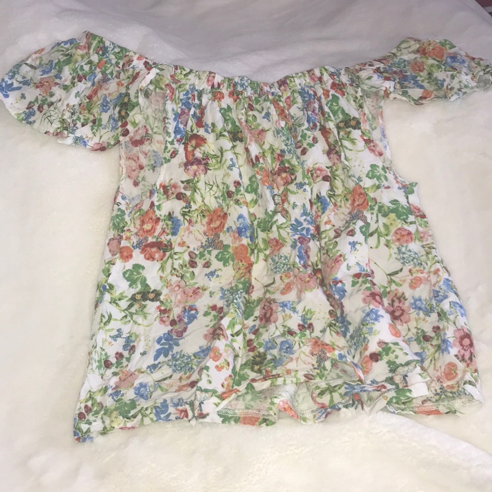 Off-the shoulder blouse